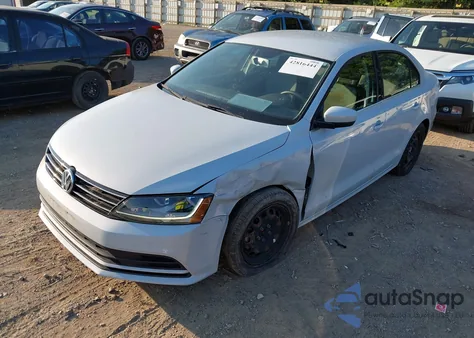 2017 Volkswagen Jetta 1.4T S из США, поврежденный, VIN 3VW2B7AJ1HM329086